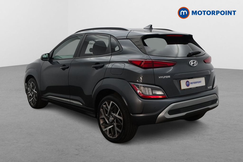 Hyundai Kona Premium Automatic Petrol-Electric Hybrid SUV - Stock Number (1663260) - Passenger side rear corner