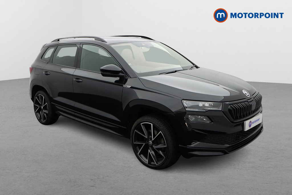 Skoda Karoq Sportline Automatic Petrol SUV - Stock Number (1667344) - Drivers side front corner
