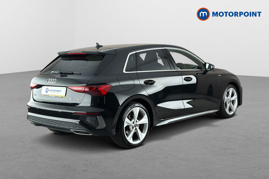 Audi A3 S Line Automatic Petrol Hatchback - Stock Number (1667701) - Passenger side rear corner