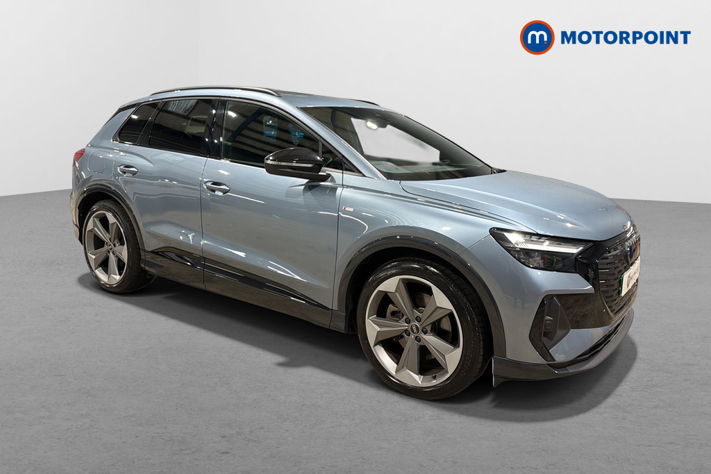 Audi Q4 Black Edition Automatic Electric SUV - Stock Number (1674002) - Drivers side front corner