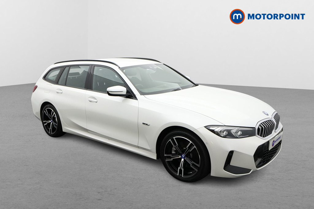 BMW 3 Series M Sport Automatic Petrol Plug-In Hybrid Estate - Stock Number (1650420) - Drivers side front corner