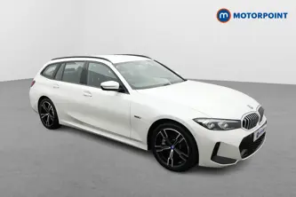 BMW 3 Series M Sport Automatic Petrol Plug-In Hybrid Estate - Stock Number (1650420) - Drivers side front corner