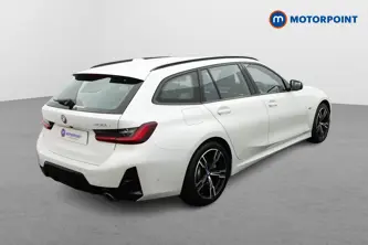 BMW 3 Series M Sport Automatic Petrol Plug-In Hybrid Estate - Stock Number (1650420) - Drivers side rear corner
