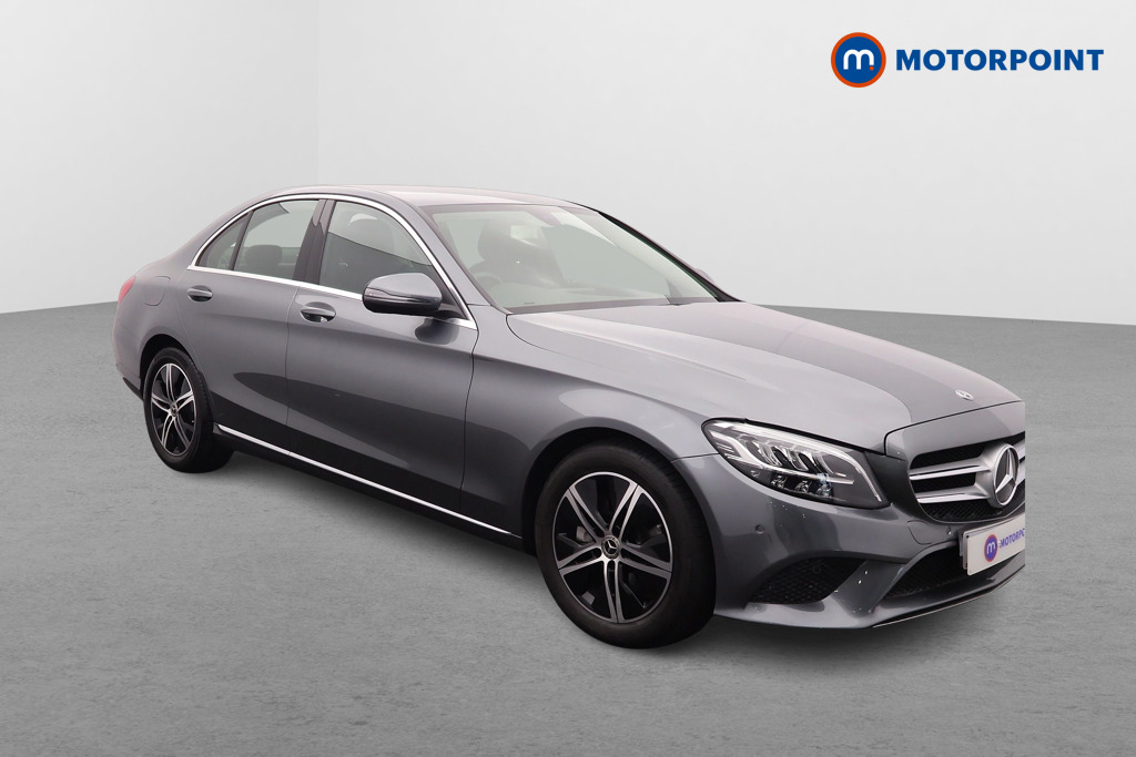 Mercedes-Benz C Class Sport Automatic Petrol Saloon - Stock Number (1672061) - Drivers side front corner