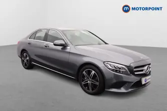 Mercedes-Benz C Class Sport Automatic Petrol Saloon - Stock Number (1672061) - Drivers side front corner