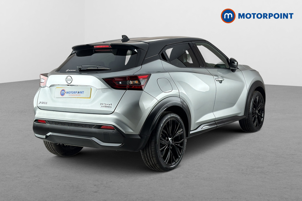 Nissan Juke N-Sport Automatic Petrol-Electric Hybrid SUV - Stock Number (1674250) - Passenger side rear corner