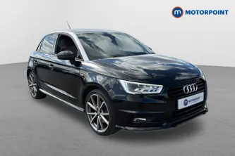 Audi A1 Black Edition Nav Manual Petrol Hatchback - Stock Number (1669795) - Drivers side front corner