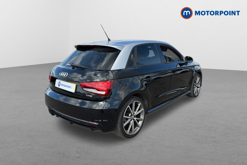 Audi A1 Black Edition Nav Manual Petrol Hatchback - Stock Number (1669795) - Drivers side rear corner