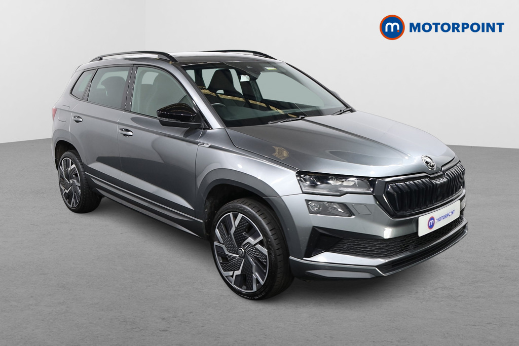 Skoda Karoq Sportline Manual Petrol SUV - Stock Number (1671820) - Drivers side front corner