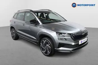 Skoda Karoq Sportline Manual Petrol SUV - Stock Number (1671820) - Drivers side front corner