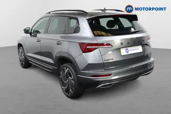 Skoda Karoq Sportline Manual Petrol SUV - Stock Number (1671820) - Passenger side rear corner