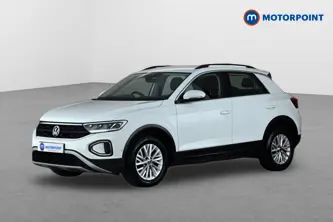 Volkswagen T-Roc Life Manual Petrol SUV - Stock Number (1673528) - Passenger side front corner