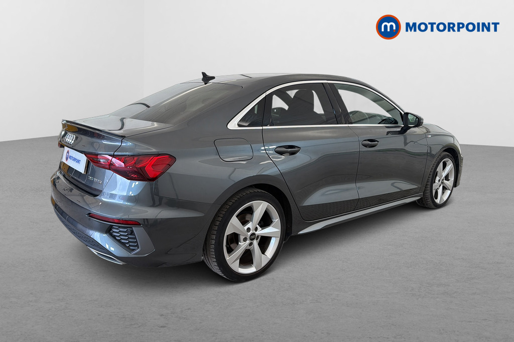 Audi A3 S Line Automatic Petrol Saloon - Stock Number (1674667) - Passenger side rear corner