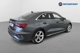 Audi A3 S Line Automatic Petrol Saloon - Stock Number (1674667) - Passenger side rear corner