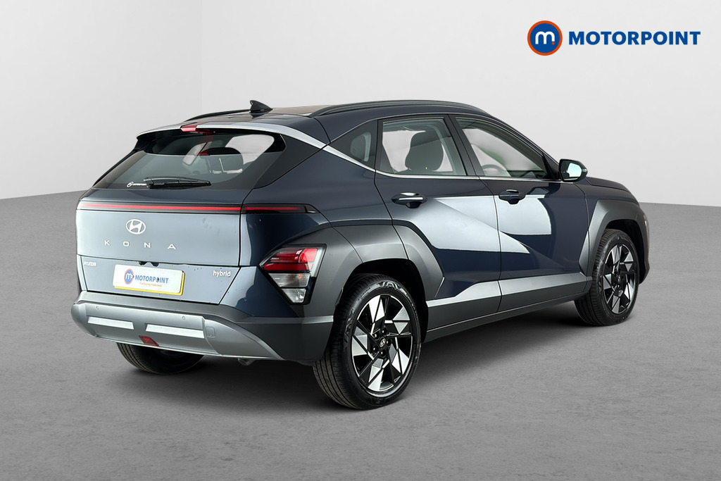 Hyundai Kona Advance Automatic Petrol-Electric Hybrid SUV - Stock Number (1670879) - Passenger side rear corner
