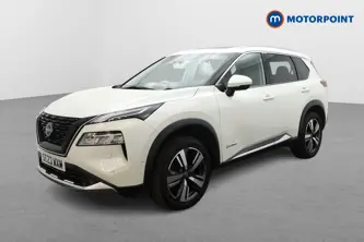 Nissan X-Trail Tekna Automatic Petrol-Electric Hybrid SUV - Stock Number (1671669) - Passenger side front corner
