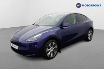 Tesla Model Y Long Range Automatic Electric SUV - Stock Number (1671756) - Passenger side front corner