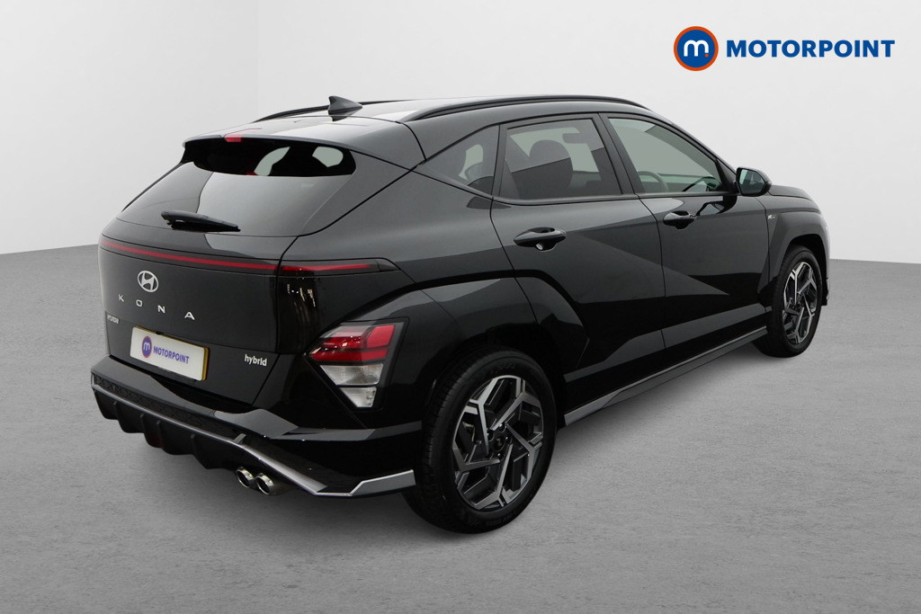 Hyundai Kona N Line Automatic Petrol-Electric Hybrid SUV - Stock Number (1674125) - Drivers side rear corner