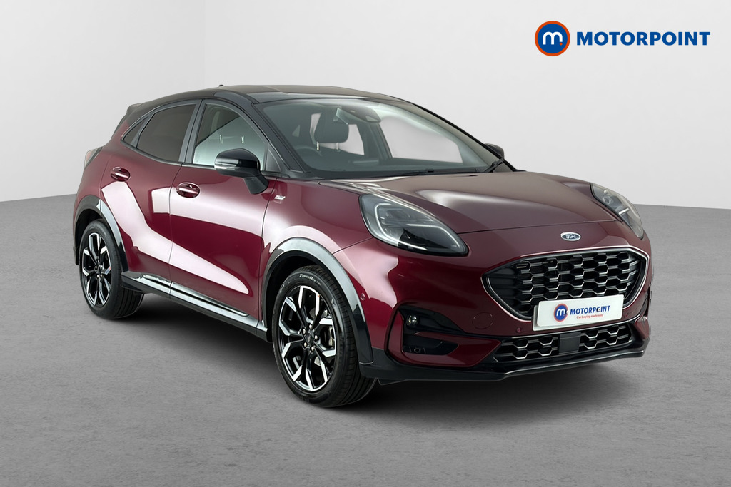 Ford Puma Vivid Ruby Edition Automatic Petrol SUV - Stock Number (1676111) - Drivers side front corner