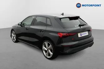 Audi A3 S Line Manual Petrol Hatchback - Stock Number (1675073) - Passenger side rear corner