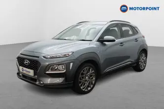 Hyundai Kona Premium Automatic Petrol-Electric Hybrid SUV - Stock Number (1665326) - Passenger side front corner