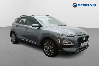 Hyundai Kona Premium Automatic Petrol-Electric Hybrid SUV - Stock Number (1665326) - Drivers side front corner