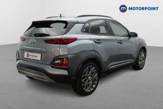 Hyundai Kona Premium Automatic Petrol-Electric Hybrid SUV - Stock Number (1665326) - Drivers side rear corner