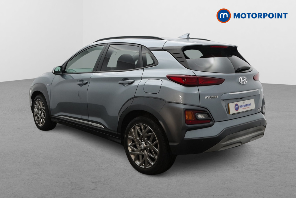 Hyundai Kona Premium Automatic Petrol-Electric Hybrid SUV - Stock Number (1665326) - Passenger side rear corner