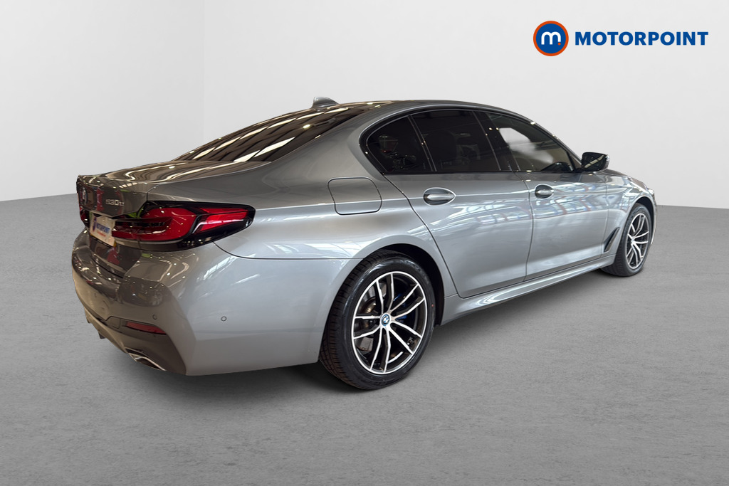 BMW 5 Series M Sport Automatic Petrol Plug-In Hybrid Saloon - Stock Number (1671708) - Passenger side rear corner
