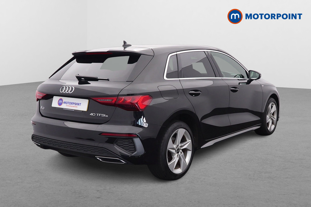 Audi A3 S Line Automatic Petrol Plug-In Hybrid Hatchback - Stock Number (1672078) - Drivers side rear corner