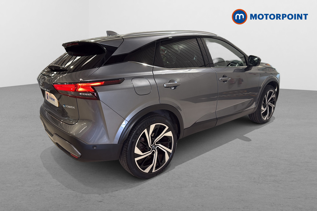Nissan Qashqai Tekna-Plus Automatic Petrol-Electric Hybrid SUV - Stock Number (1673509) - Passenger side rear corner