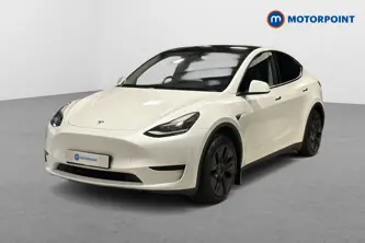 Tesla Model Y Long Range Automatic Electric SUV - Stock Number (1674364) - Passenger side front corner