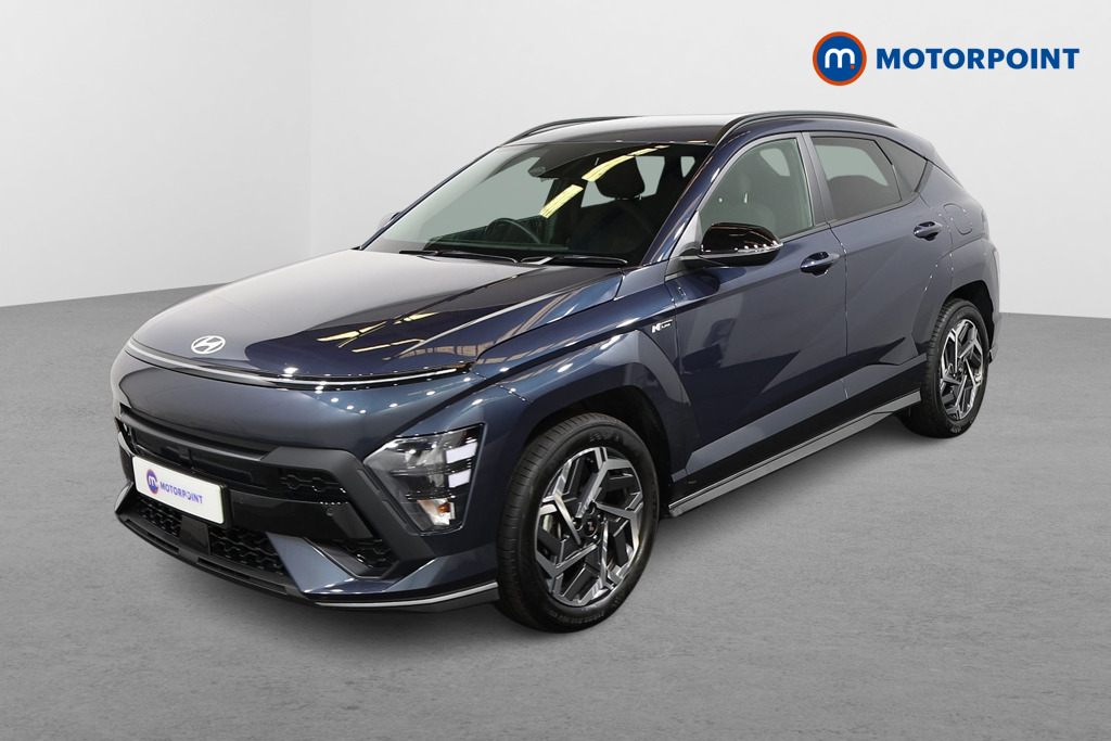 Hyundai Kona N Line Automatic Petrol-Electric Hybrid SUV - Stock Number (1676197) - Passenger side front corner