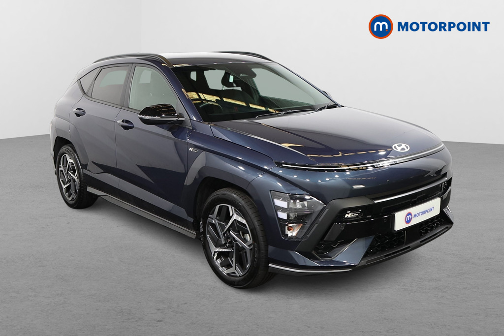 Hyundai Kona N Line Automatic Petrol-Electric Hybrid SUV - Stock Number (1676197) - Drivers side front corner