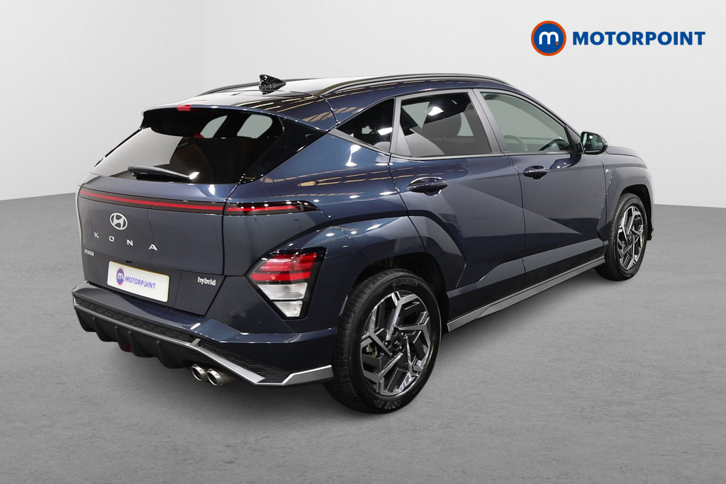 Hyundai Kona N Line Automatic Petrol-Electric Hybrid SUV - Stock Number (1676197) - Drivers side rear corner