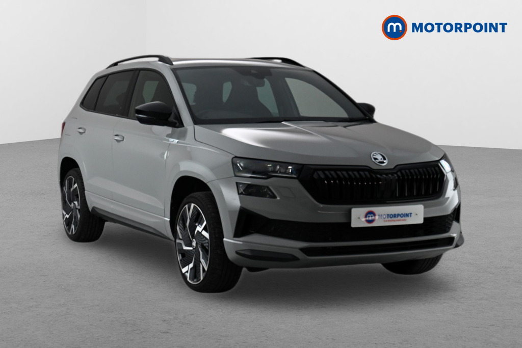 Skoda Karoq Sportline Automatic Petrol SUV - Stock Number (1676493) - Passenger side front corner
