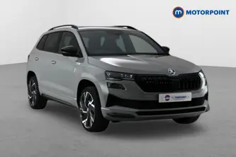 Skoda Karoq Sportline Automatic Petrol SUV - Stock Number (1676493) - Passenger side front corner