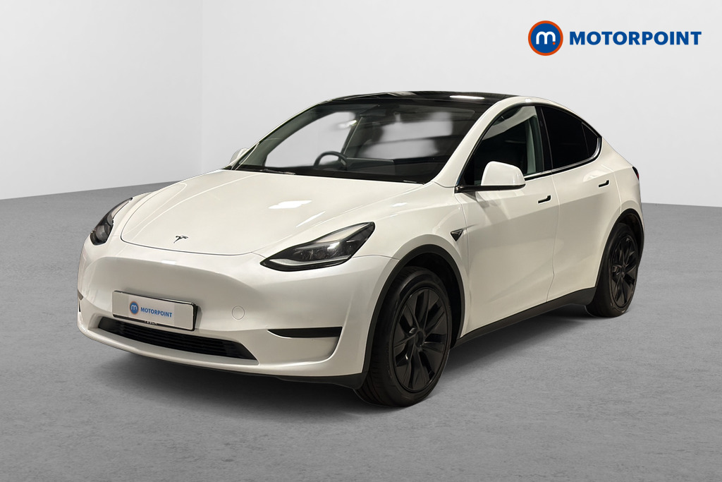 Tesla Model Y Long Range Automatic Electric SUV - Stock Number (1674354) - Passenger side front corner