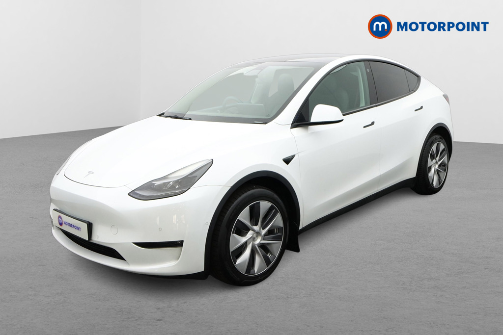 Tesla Model Y Long Range Automatic Electric SUV - Stock Number (1658899) - Passenger side front corner