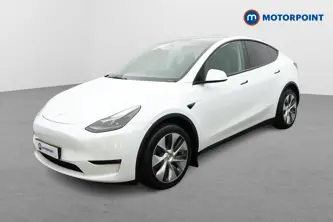 Tesla Model Y Long Range Automatic Electric SUV - Stock Number (1658899) - Passenger side front corner