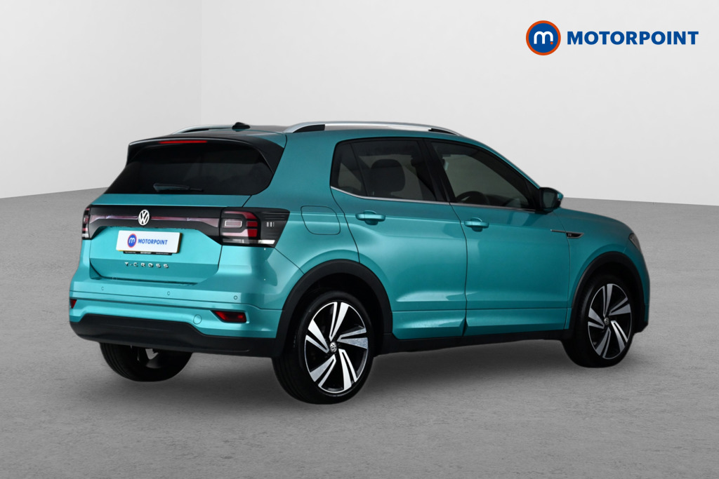 Volkswagen T-Cross R-Line Manual Petrol SUV - Stock Number (1666818) - Drivers side rear corner