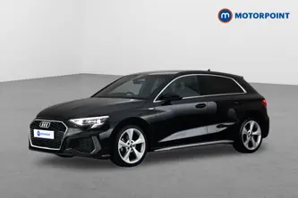 Audi A3 S Line Manual Petrol Hatchback - Stock Number (1676181) - Passenger side front corner