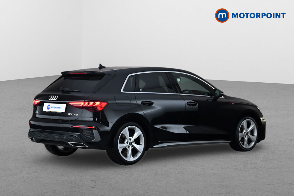 Audi A3 S Line Manual Petrol Hatchback - Stock Number (1676181) - Drivers side rear corner