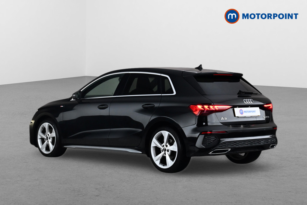 Audi A3 S Line Manual Petrol Hatchback - Stock Number (1676181) - Passenger side rear corner