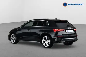 Audi A3 S Line Manual Petrol Hatchback - Stock Number (1676181) - Passenger side rear corner