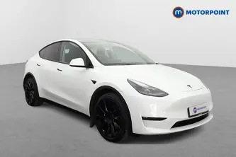 Tesla Model Y Long Range Automatic Electric SUV - Stock Number (1676602) - Drivers side front corner