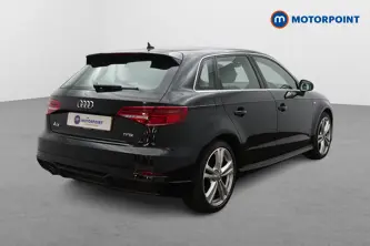 Audi A3 S Line Automatic Petrol Hatchback - Stock Number (1656976) - Drivers side rear corner
