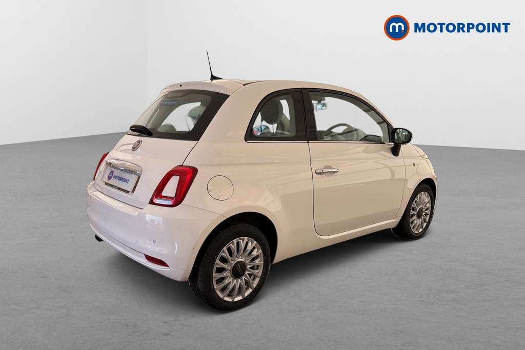 Fiat 500 Lounge Manual Petrol Hatchback - Stock Number (1670285) - Passenger side rear corner