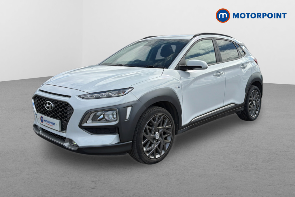 Hyundai Kona Premium Automatic Petrol-Electric Hybrid SUV - Stock Number (1673551) - Passenger side front corner