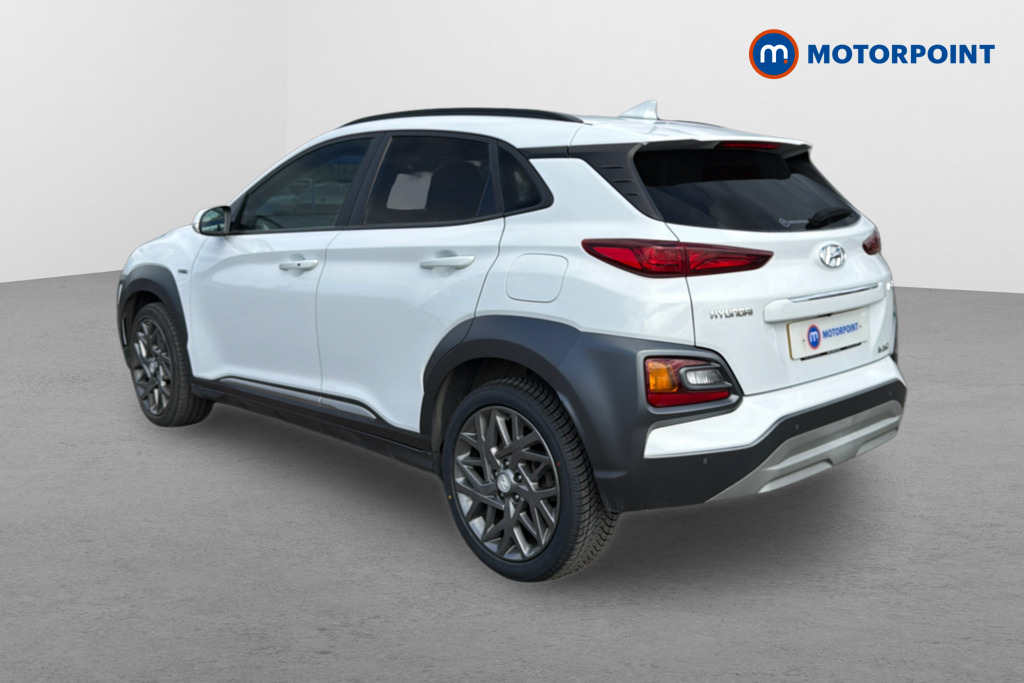 Hyundai Kona Premium Automatic Petrol-Electric Hybrid SUV - Stock Number (1673551) - Passenger side rear corner
